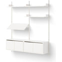 New Works Living Shelf Cabinets Low W. Doors - Reolsystem