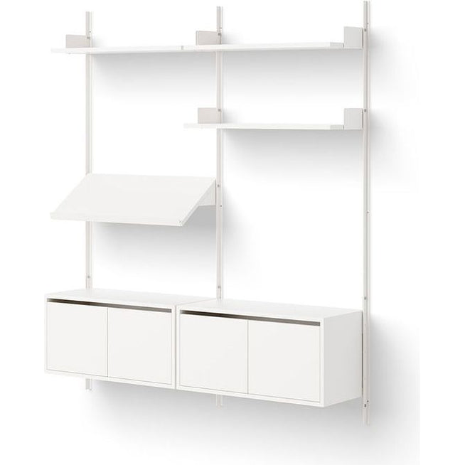 Photo of New Works Living Shelf Cabinets Low W. Doors - Reolsystem