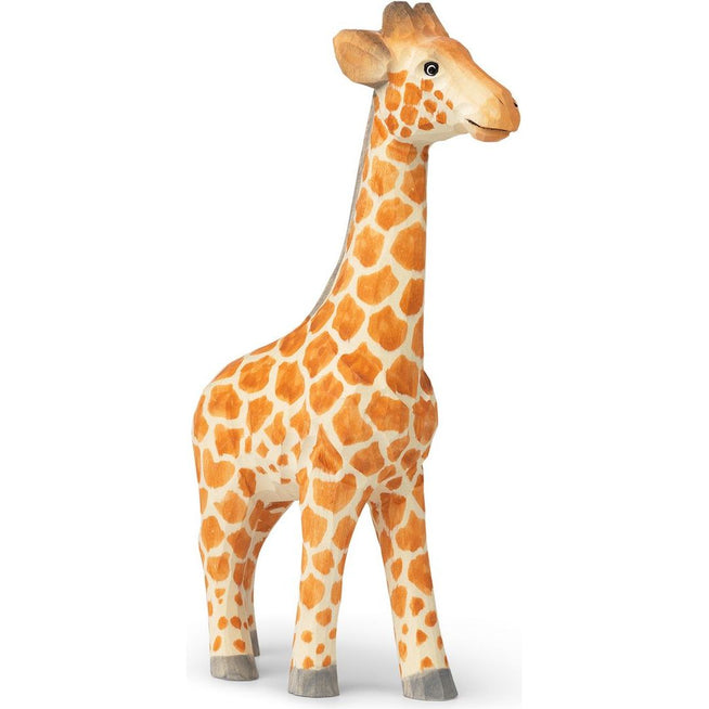 Photo of Animal Hand-carved - Legetøj - Giraffe - B4,5 X H21,5 X D12,5 Cm
