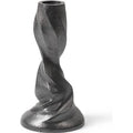 Thumbnail photo of Gale Candle Holder Small H: 13,2 Cm - Blackened Aluminium