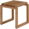 Thumbnail photo of Cutter Teak - Stools - Niels Hvass - Wood-coloured - Wood