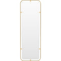 Thumbnail photo of Nimbus Mirror Rectangular Polished Brass - Helkroppsspeglar - Krøyer-sætter-lassen - Guld