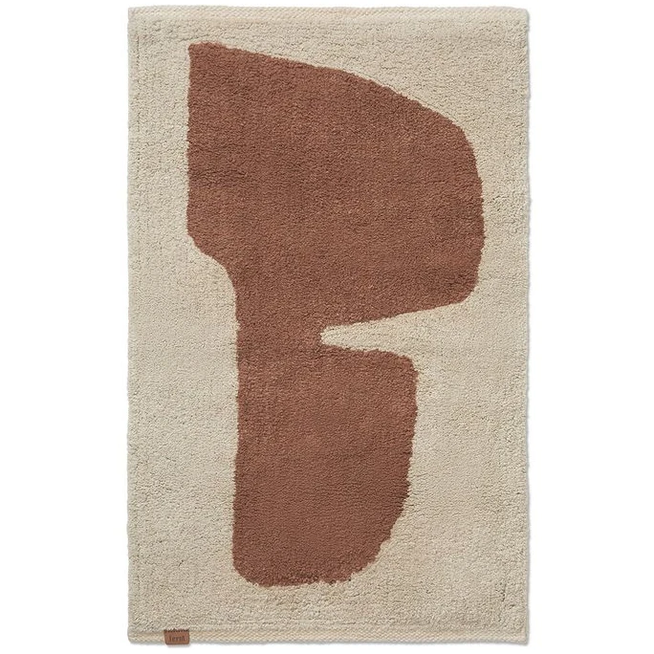 Photo of Lay Washable Mat - Bademåtte - Parchment/rust - W50 X H70 X D1 Cm