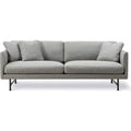 Thumbnail photo of Calmo Sofa 80 5622 By Hugo Passos - 2 Personers Sofa - Rime 231 / Black - W170 X D90 X H75,5 X Sh41 Cm