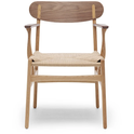 Ch26 Dining Chair By Hans J. Wegner (Natural, Oak/Walnut