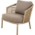 Thumbnail photo of Sense Lounge Armchair Cane-line Natté Taupe - Natural - Incl. Taupe Cushions