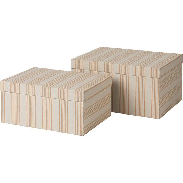 Photo of Cleo Storage Boxes Brown/Light Grey