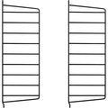 Thumbnail photo of String Wall Rack 50x20, Black, 2-pack - Shelving - Nils Strinning - Black - Metal