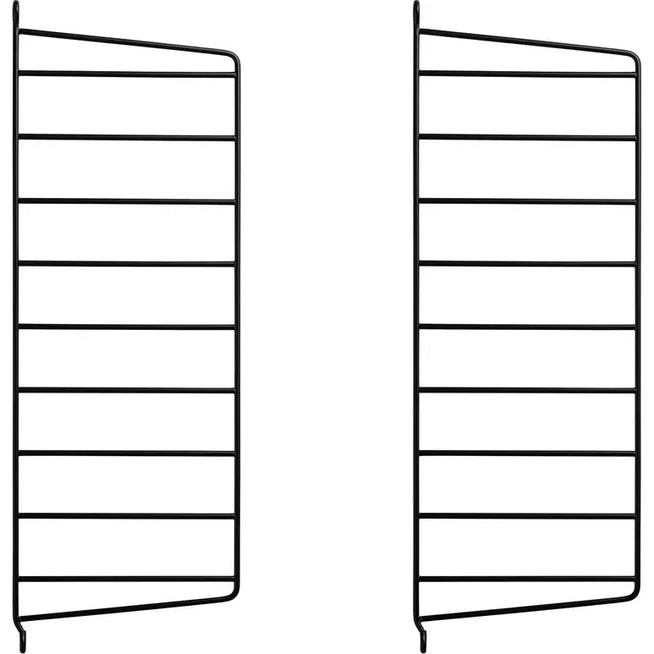 Photo of String Wall Rack 50x20, Black, 2-pack - Shelving - Nils Strinning - Black - Metal
