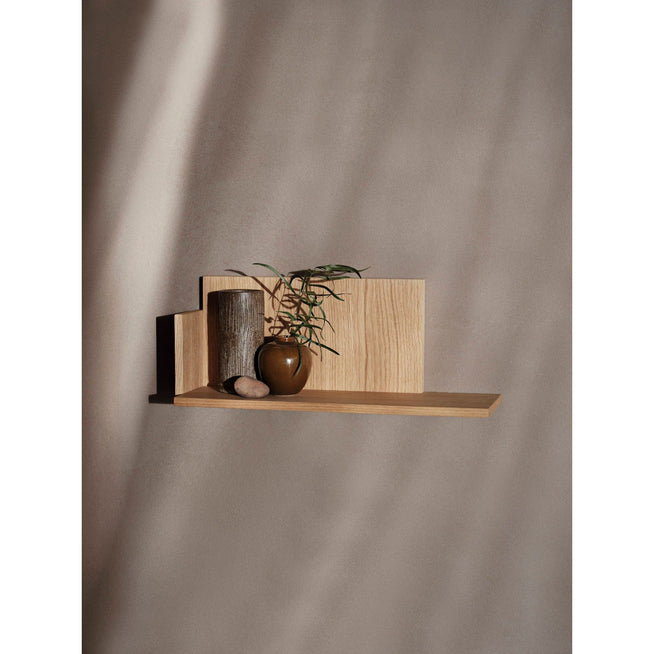 Photo of Stagger Hylde - Hylde - Low - Oiled Oak - W40 X D13 X H15.5 Cm