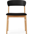 Thumbnail photo of Herit Stol / Polstret - Spisebordsstol - Black (synergy) - L: 50 X D: 51 X H: 78,5 X Sh: 45 Cm
