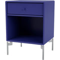 Thumbnail photo of Dream Nightstand - Monarch / Matt Chrome Legs - Bedside Table - Peter J. Lassen - Blue - Mdf