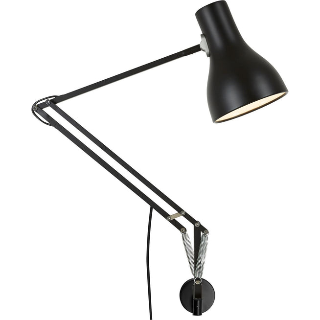 Photo of Type 75 Wall Mounted Lamp Jet Black - Vägglampor - Sir Kenneth Grange - Svart