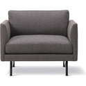 Calmo Lounge Chair 80 5621 By Hugo Passos - Lænestol - Fiord 271 / Black - W105 X D90 X H75,5 X Sh41 Cm