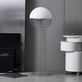 Thumbnail photo of Wire Floor Lamp Chrome/white - Shade lamps - Verner Panton - White