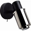 Biny Spot Led Mat Black/Nickel W/Switch