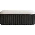 Thumbnail photo of Tribu Bench Linen Coffee-white Chalk