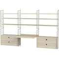 Thumbnail photo of String Wall Rack 75 x 30 cm, Brown, 2-pack - Shelving - Nils Strinning - Brown - Metal