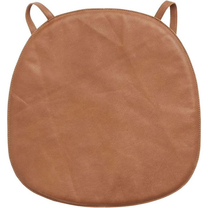 Photo of Skin Leather Seat Cushion for Chair - Brown