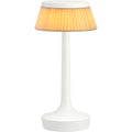 Thumbnail photo of Bon Jour Unplugged Table Lamp White Fabric