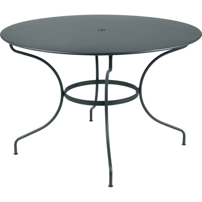 Photo of Opera+ Table 117 cm Storm Grey 26 - Outdoor dining table - Grey - Metal