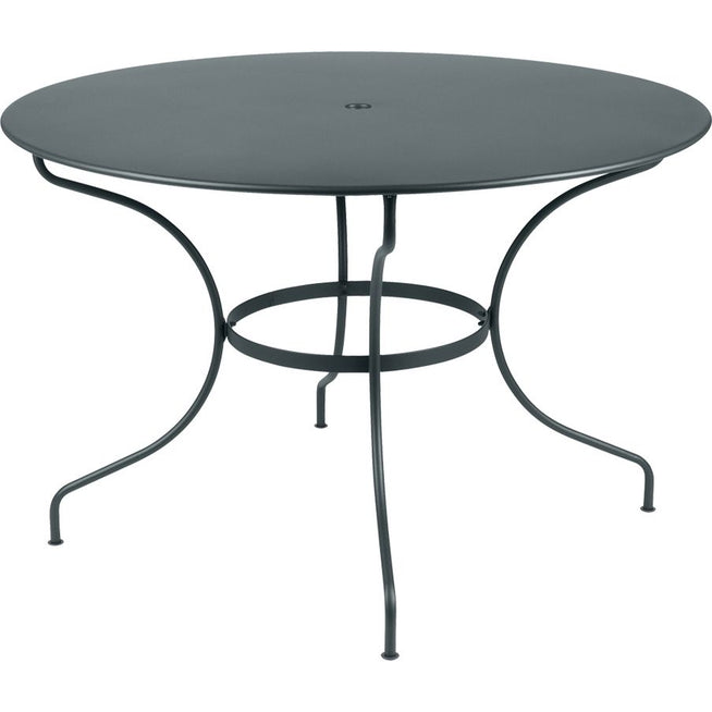 Photo of Opera+ Table 117 cm Storm Grey 26 - Outdoor dining table - Grey - Metal