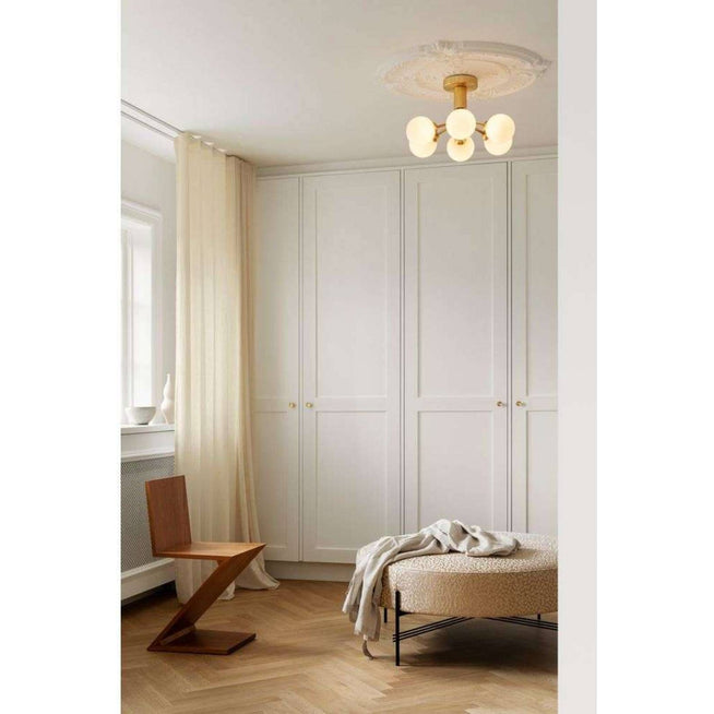 Photo of Apiales 6 Ceiling Lamp Brushed