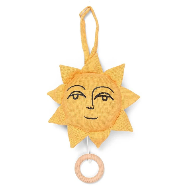 Photo of Sun Music Mobile - Legetøj - Yellow - B18 X H30 X D2 Cm