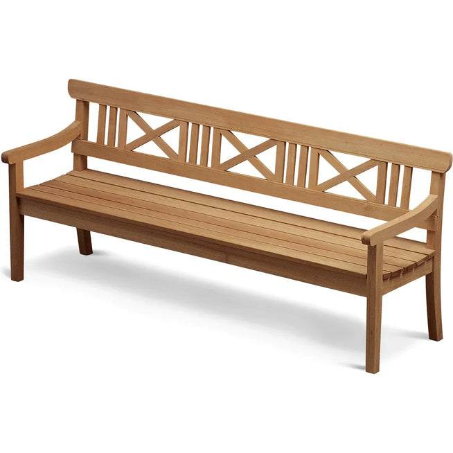 Photo of Drachmann Bench 200, Teak - Garden benches - Bernt Santesson - Brown - Wood