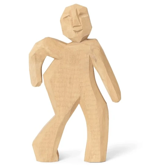Photo of Victor Han - Figur - Victor Hand-carved Figure - Natural - W2.5 X D10.5 X H17 Cm