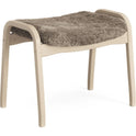 Lamino Foot Stool Laquered Beech/Sheep Skin