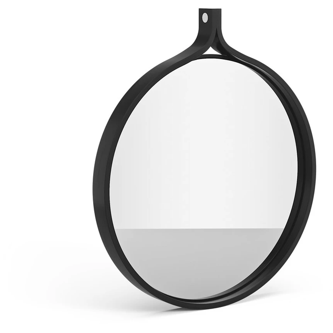 Photo of Comma Mirror Round Ø40 Cm Ash