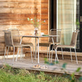 Thumbnail photo of M20 Teglgård Cord Chair Light Grey Mixed - Stainless Steel