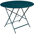 Thumbnail photo of Floréal Table Ø 96 cm, Acapulco Blue - Outdoor dining table - Blue - Metal