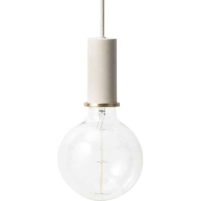 Photo of Collect  - A Light - Socket Pendant - Pendel - Lys Grå - Low - H10,2
