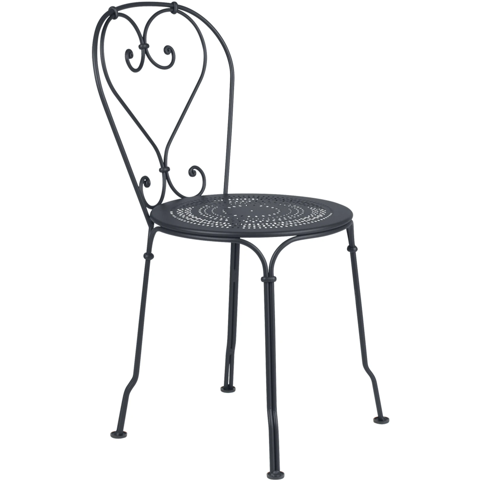 1900 Chair, Anthracite - Outdoor dining chairs - Grey - Metal