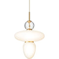 Thumbnail photo of Rizzatto 43 Pendant Opal/satin Brass