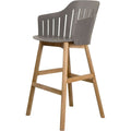 Thumbnail photo of Choice Barstol - Indendørs - Barstol - Frame: Teak / Seat: Black - W59 X D53 X H42 Cm