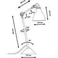 Thumbnail photo of No. 205 Table Lamp From Lampe Gras (Black Frame 1