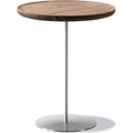 Thumbnail photo of 6755 Pal Side Table 44x52 cm - Walnut/Stainless Steel