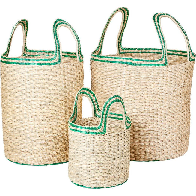 Photo of Lykke Baskets Green Set of