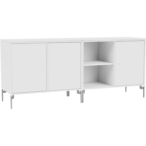 Photo of Save Lowboard - New White / Matt Chrome Legs - Sideboards - Peter J. Lassen - Vit - Mdf