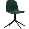 Form Chair Swivel 4L - Black Aluminium