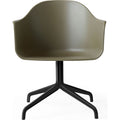 Thumbnail photo of Harbour Swivel Chair Black Aluminium Shell Olive - Office Chairs