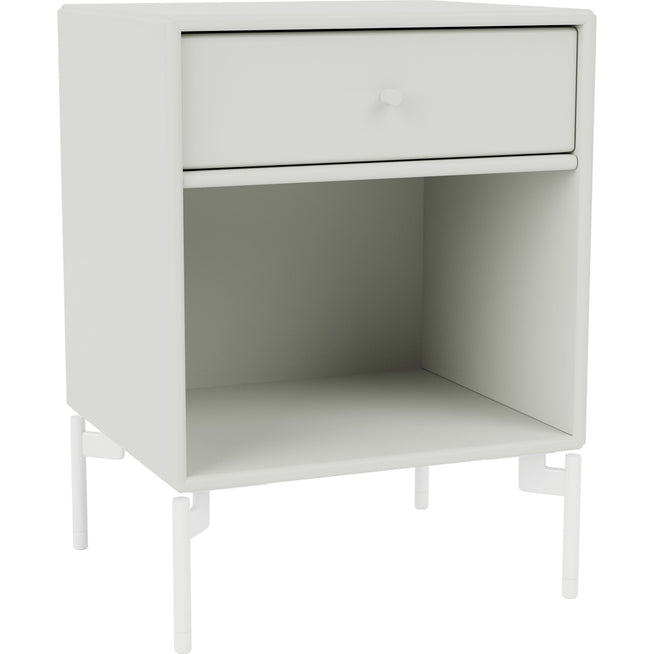Photo of Dream Nightstand - Nordic / Snow Legs - Bedside table - Peter J. Lassen - Grey - Mdf/metal