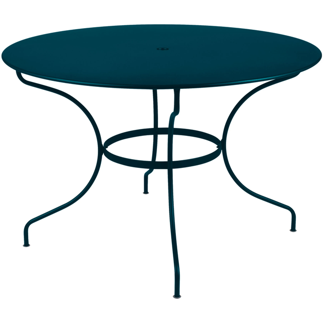 Photo of Opera+ Table 117 cm Acapulco Blue 21 - Outdoor Dining Table - Blue - Metal