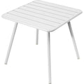 Thumbnail photo of Luxembourg Four Leg Table 80 X 80 Cm, Cotton White - Matbord Utomhus - Frédéric Sofia - Vit - Metall