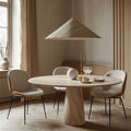Thumbnail photo of Beetle Dining Chair, Fully Upholstered, Conic Base