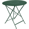 Thumbnail photo of Floréal Table Ø 77 cm, Cedar Green - Outdoor dining table - Green - Metal