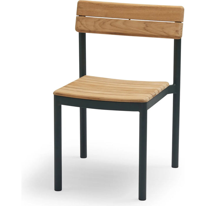 Photo of Pelagus Chair Hunter Green - Outdoor dining chairs - Note Design Studio - Green - Metal/wood